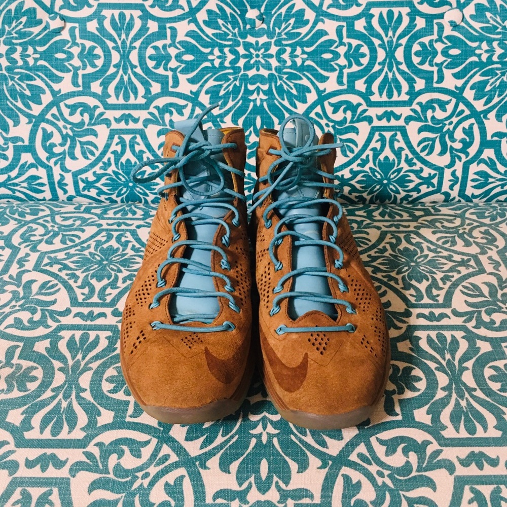 LEBRON 10 EXT QS 'HAZELNUT' "BROWN SUEDE" Size 8.5